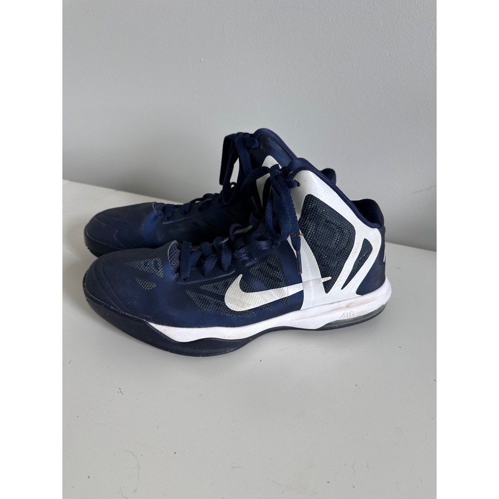 Nike Basketball Shoes Womens 9.5 Air Max Hyper Aggressor Navy Blue 524871-401
